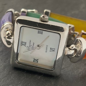 Vintage Solid Sterling Silver Quartz Wrist Watch