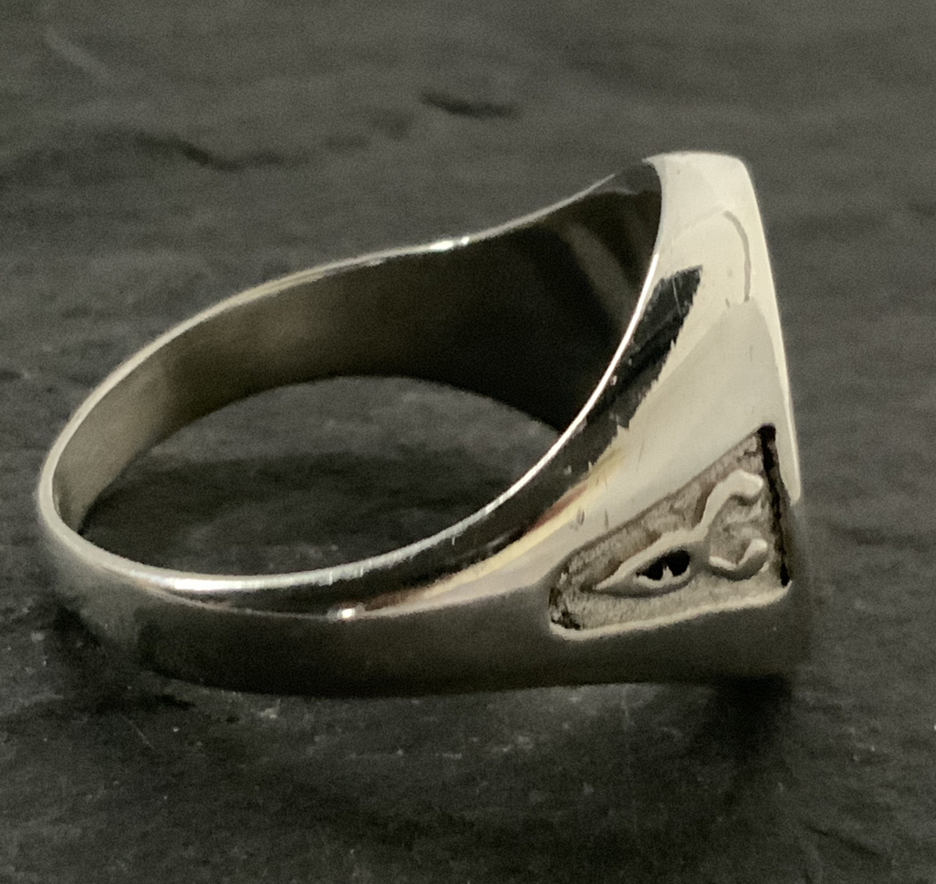 Vintage Sterling Silver Ring Size V Etsy