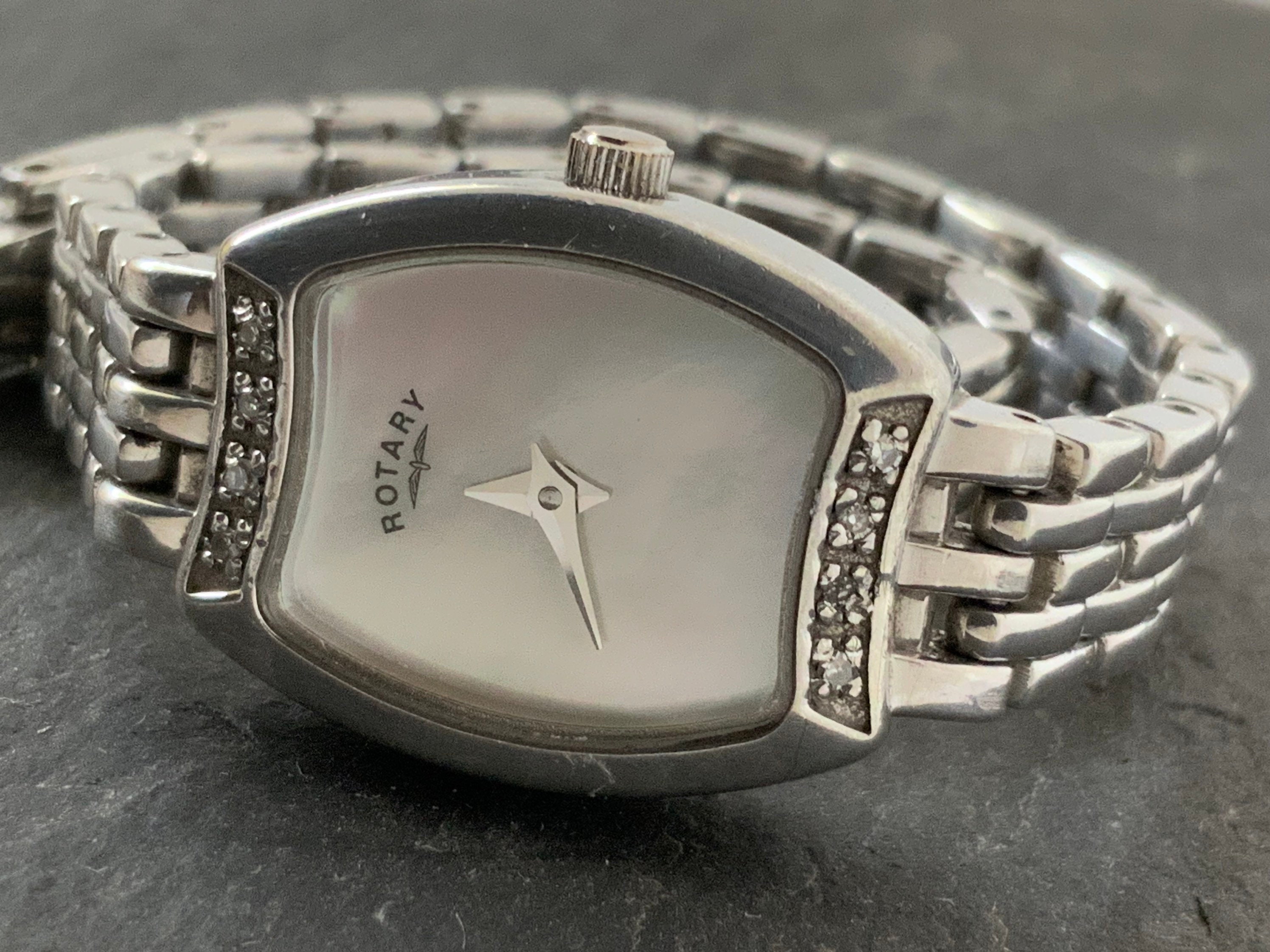Rotary sterling silver ladies watch new arrivals