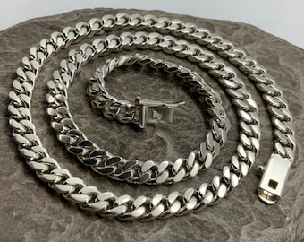 Vintage Sterling Silver Heavy Rope 
