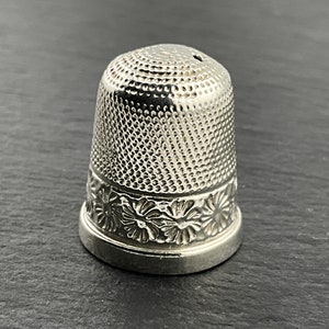 Vintage Sterling Silver Thimble
