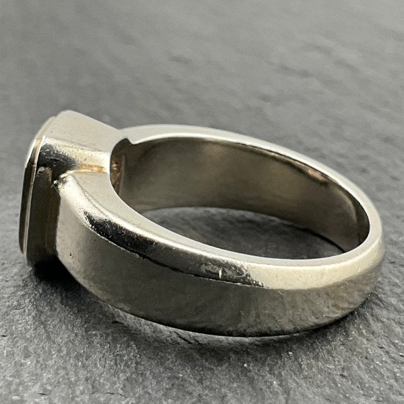 Vintage Amethyst Sterling Silver Ring, UK Size L,… - image 5