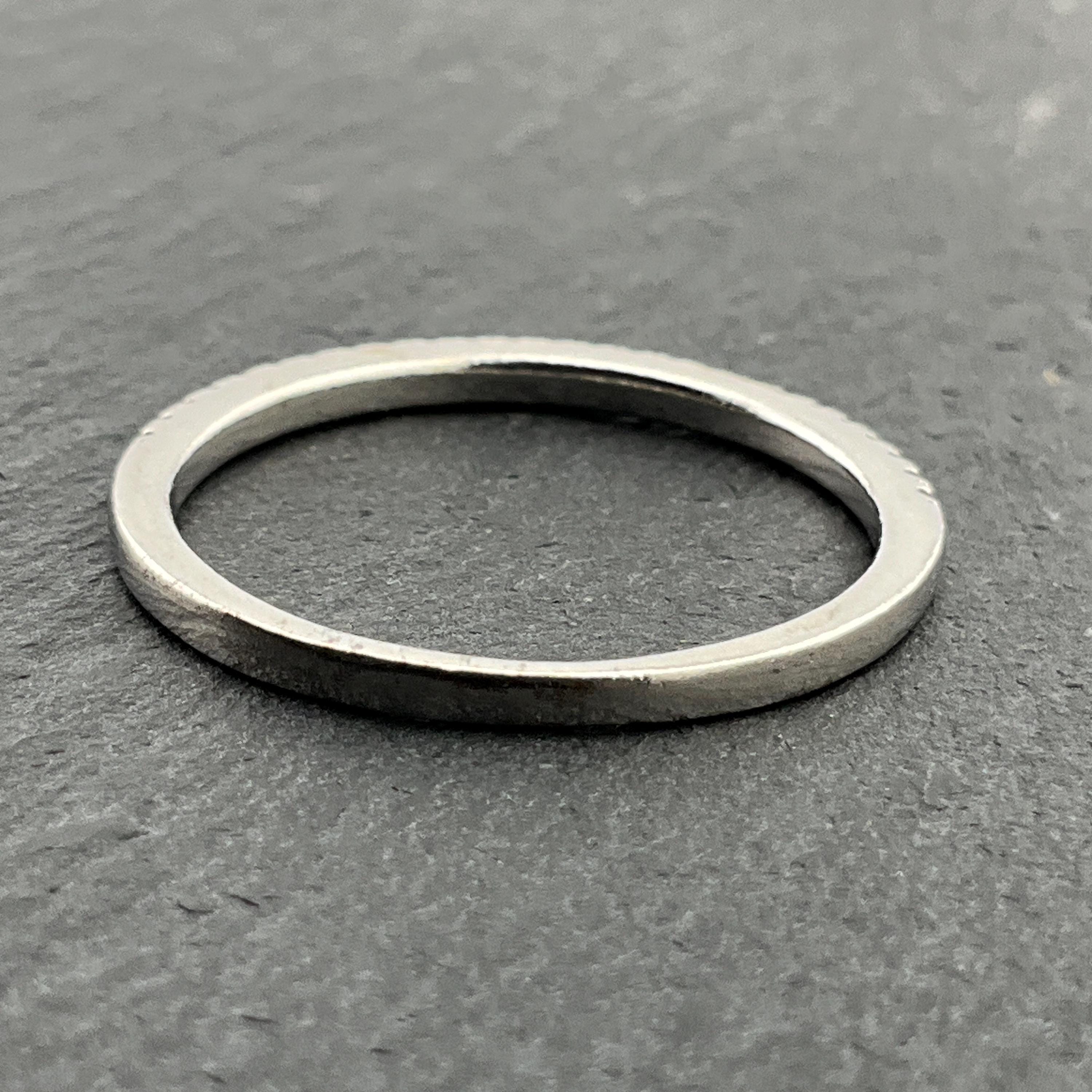 大流行中！ White Vintage Cubic Eternity Half Silver Sterling Zirconia アクセサリー