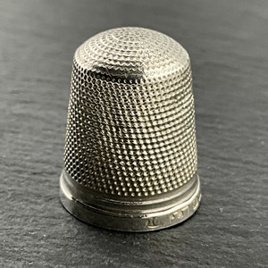 Antique Sterling Silver Thimble