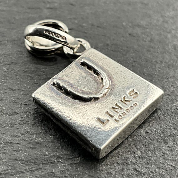 Genuine Links of London Sterling Silver Shopping Bag Charm