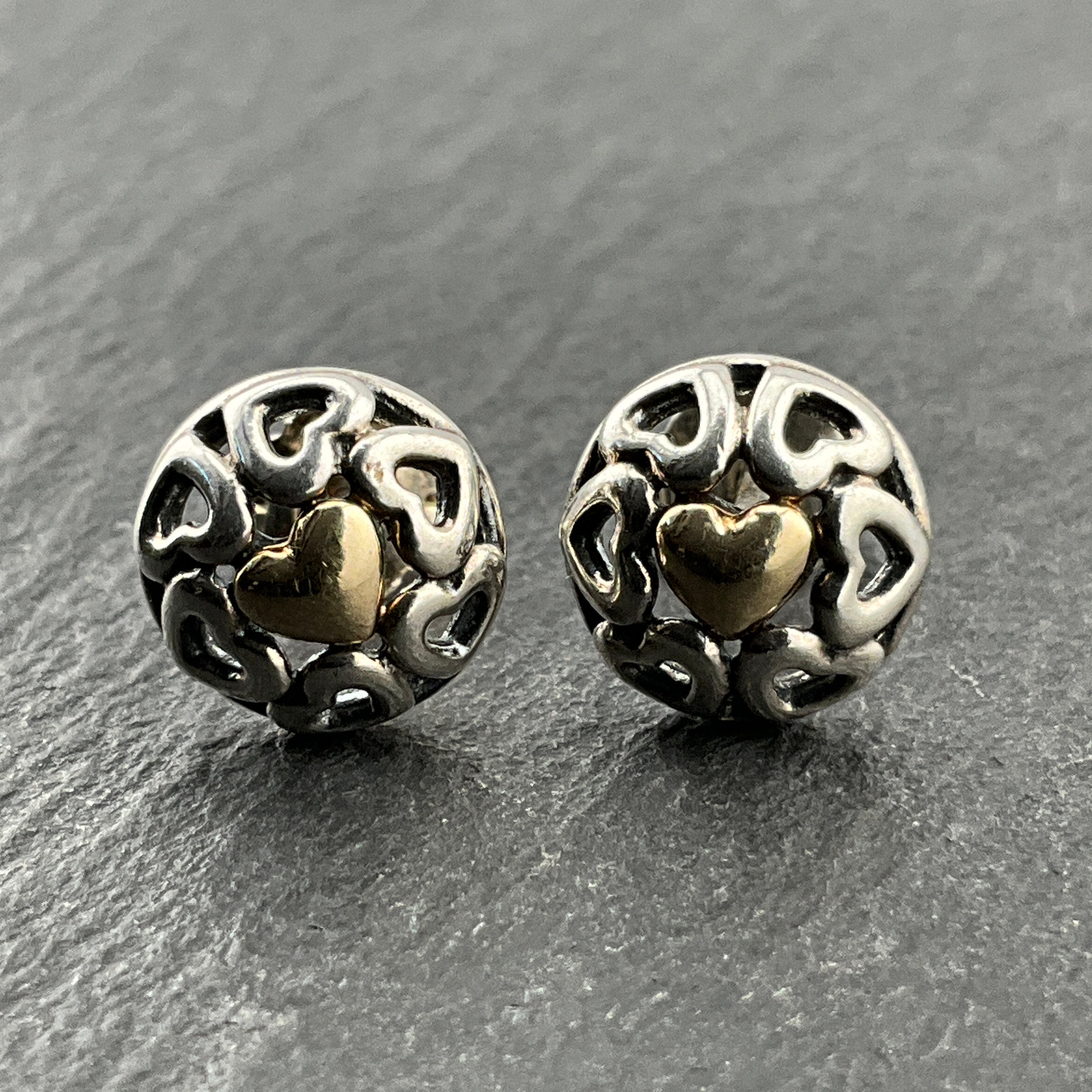 Pandora Jewelry Silver Heart Earrings Pandora Pandora™ Knotted