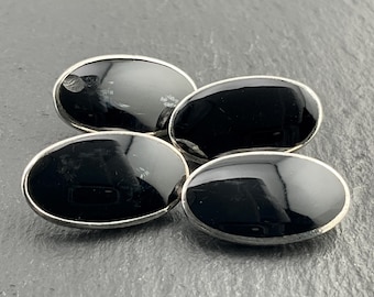 2 Broches Ou Boutons De Col Vintage émaillés – Années 1930 – Bijoux Fantaisie Rétro