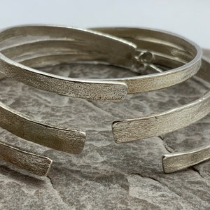Vintage Large Heavy Solid Sterling Silver Hoop Earrings