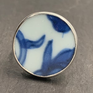 Vintage Sterling Silber Statement Ring, UK Größe P 1/2, US Größe 7 3/4, EU Größe 56