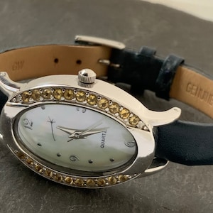 Vintage Solid Sterling Silver Quartz Wrist Watch