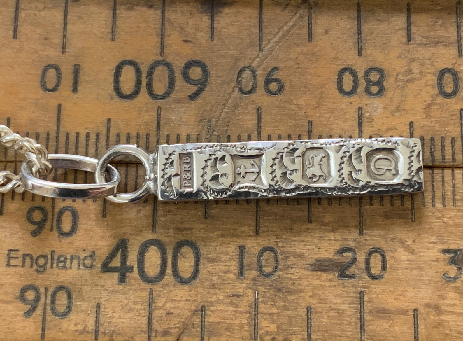 Vintage Sterling Silver Ingot Pendant Necklace Etsy