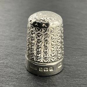 Antique Sterling Silver Thimble