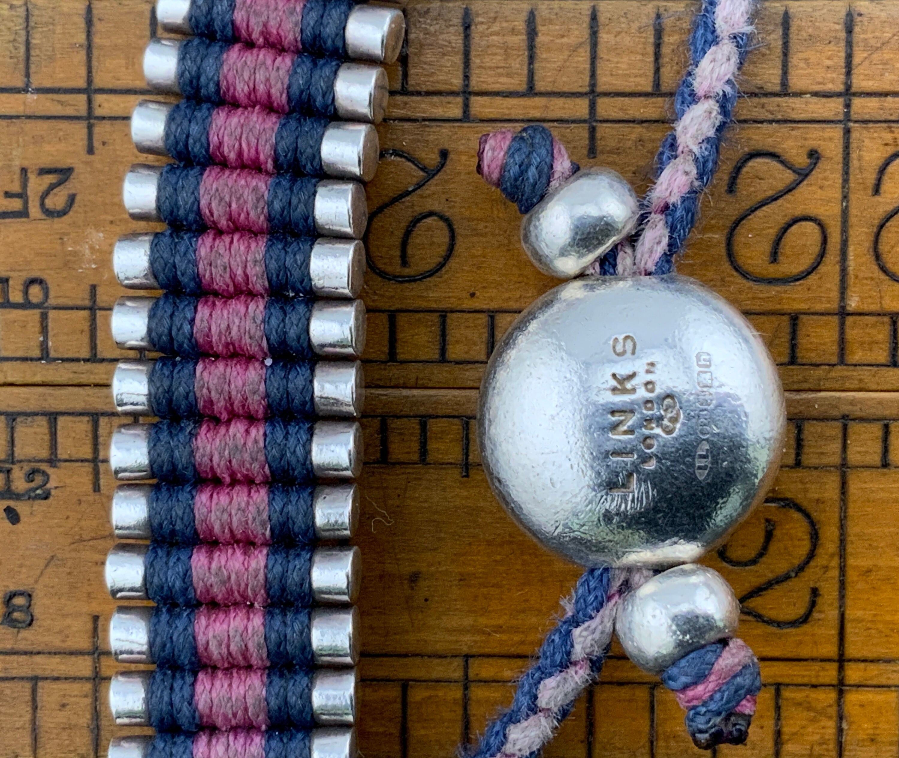 ☆LINKS LONDON SILVER FRIENDS HIP ホワイトシルバーライン銀色