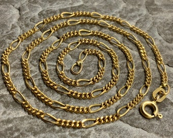 Vintage Solid 9ct Gold Fancy Curb 