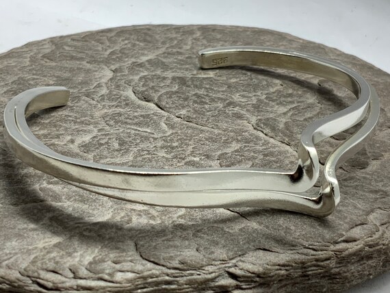 Vintage Solid Sterling Silver Twist Torc Stacker Bangle - Etsy Denmark