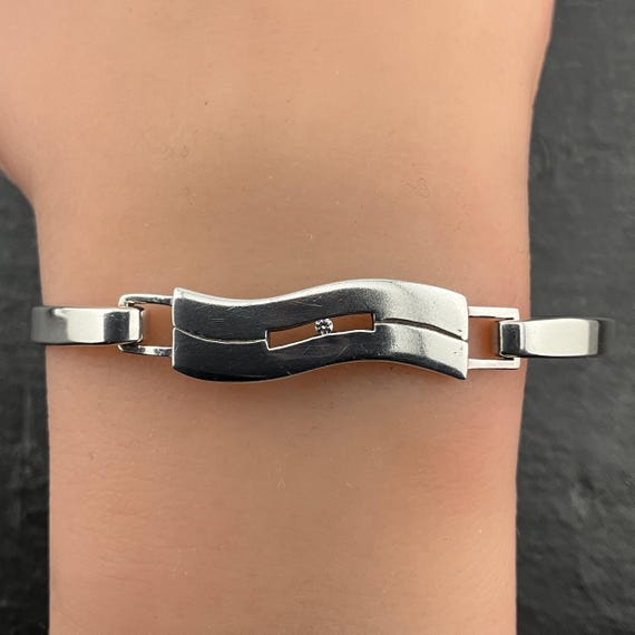 Genuine Kit Heath Solid Sterling Silver Diamond W… - image 2