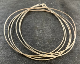 VINTAGE TIFFANY & CO. Rope Pattern Curb Chain Necklace