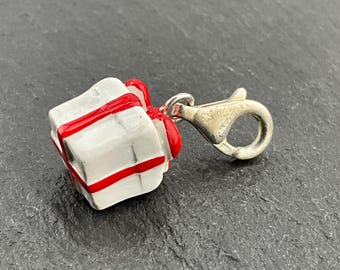 Vintage Sterling Silver Wrapped Gift Charm