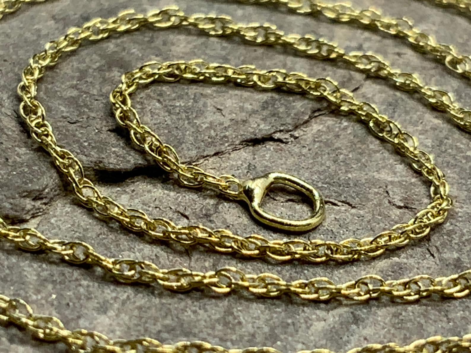 Fine Solid 9ct Gold Necklace Chain Etsy UK