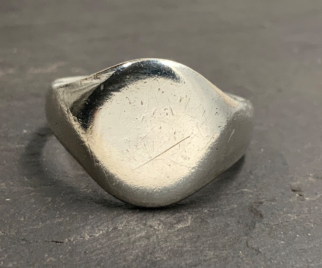 Vintage Sterling Silver Ring UK Size V US Size 6 1/2 Etsy