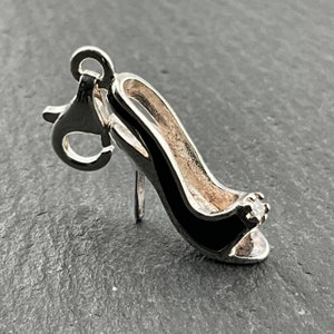 Genuine Thomas Sabo Sterling Silver Enamel Shoe Heel Pendant