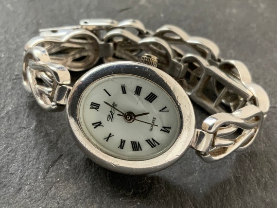Vintage Solid Sterling Silver Celtic Quartz Wrist Watch Etsy Ireland