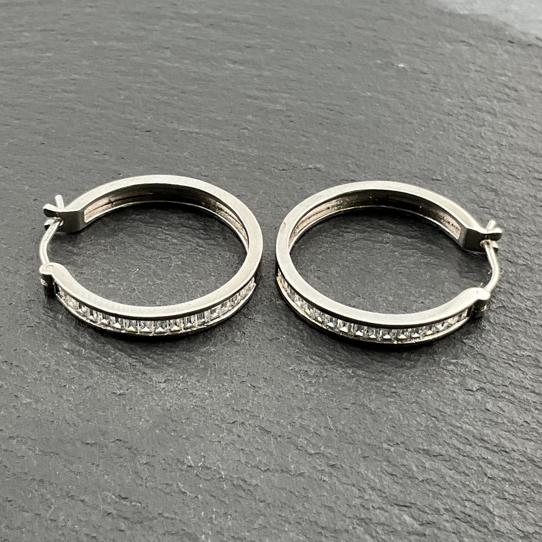 【STONEHENgE】Silver Material Cubic One Touch Earring SC1741 StoneHenge Silver One Touch Earrings SC1466 Silver925 Rose