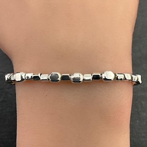 Vintage Fancy Sterling Silver Chain Link Bracelet