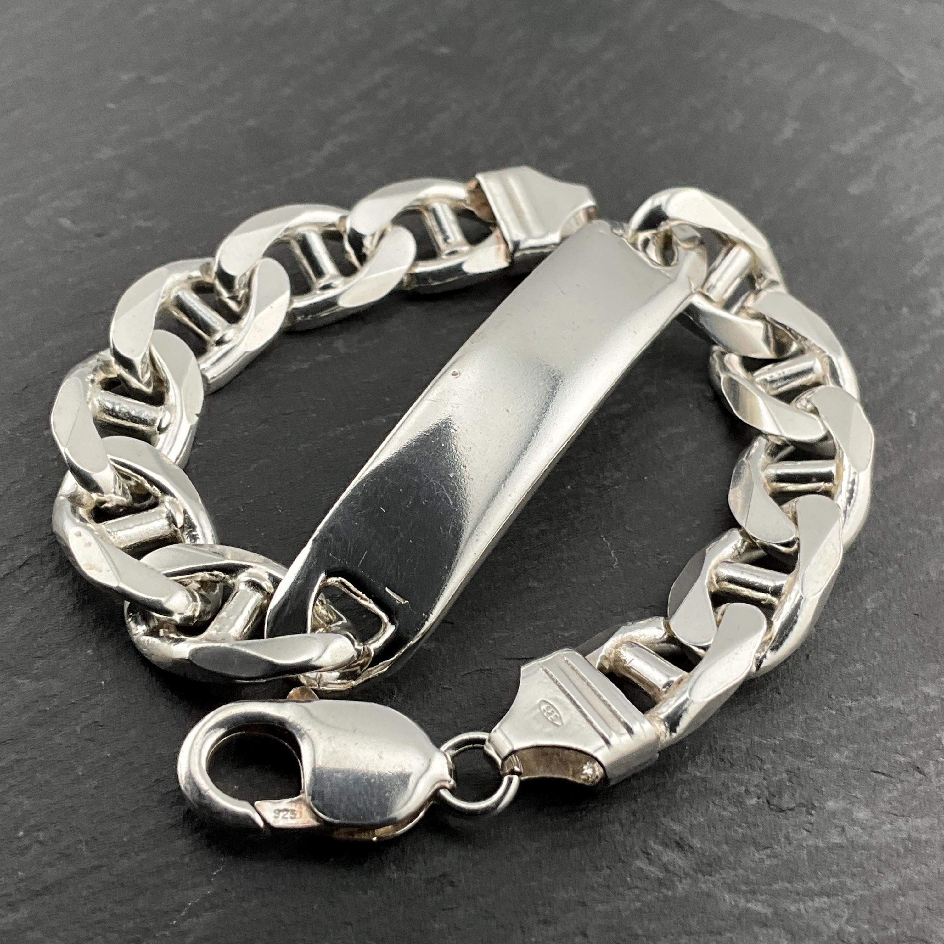 Vintage Sterling Silver ID Bracelet
