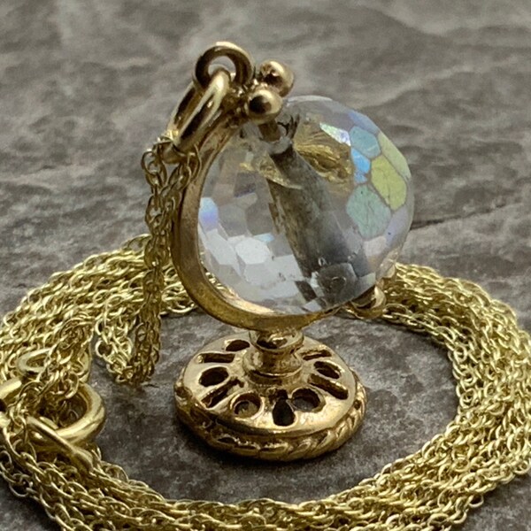 Glass Globe Necklace Etsy UK