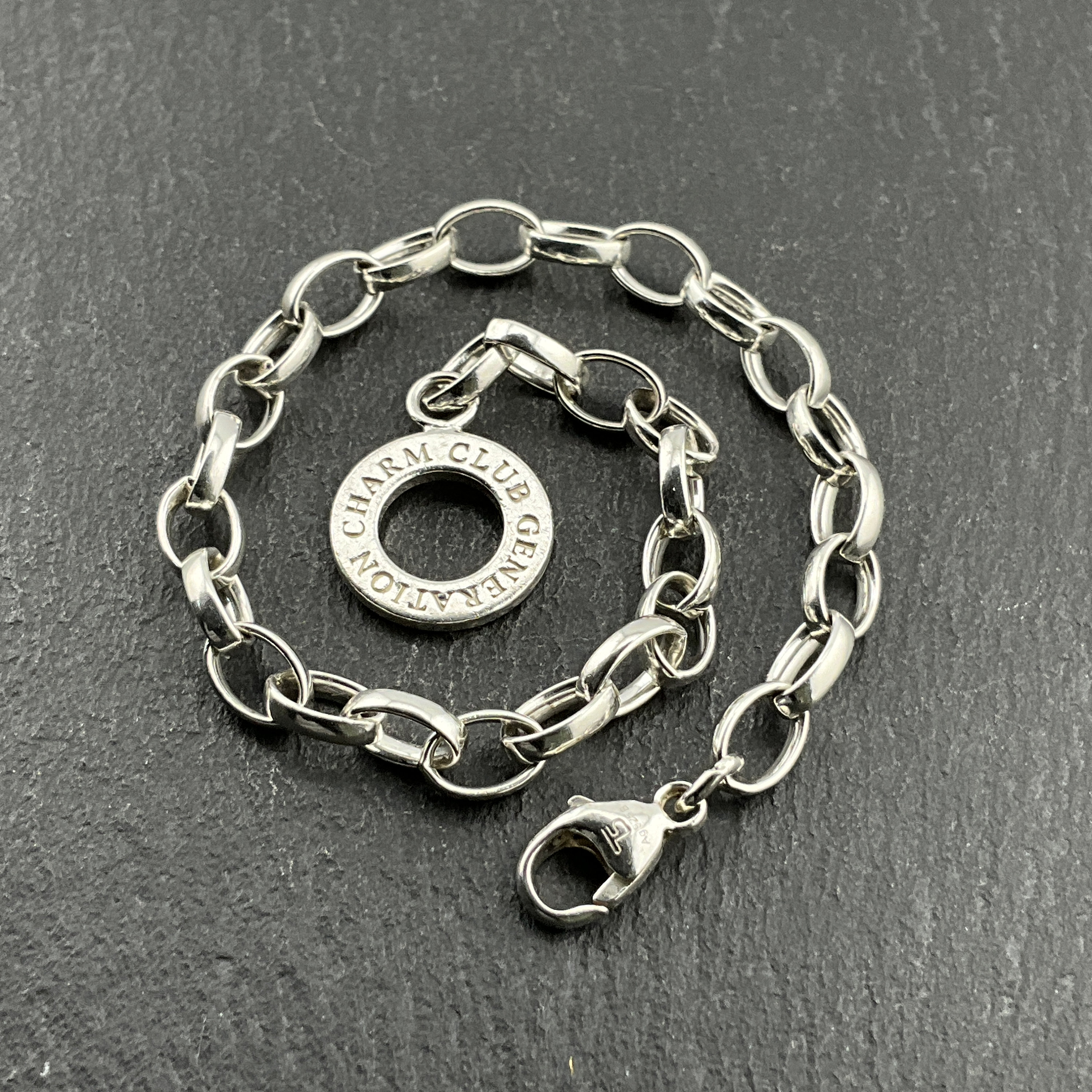 Genuine Thomas Sabo Sterling Silver Fancy Link Bracelet - Etsy