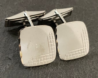 Vintage Solid Sterling Silver Cufflinks