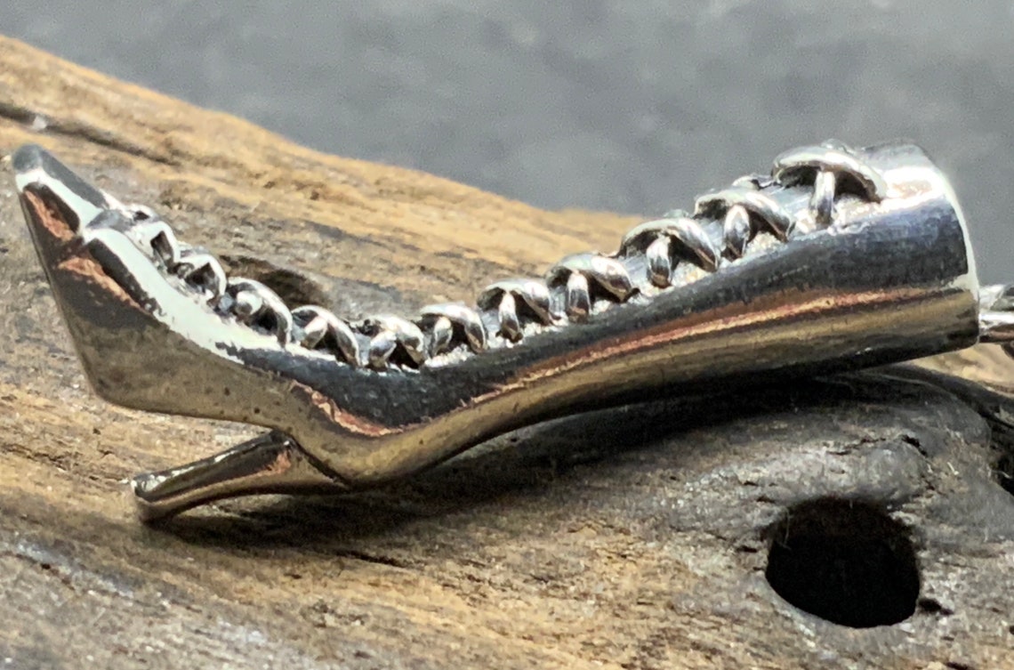Silver Silver Boot Heel Lobster Claw Charm Etsy