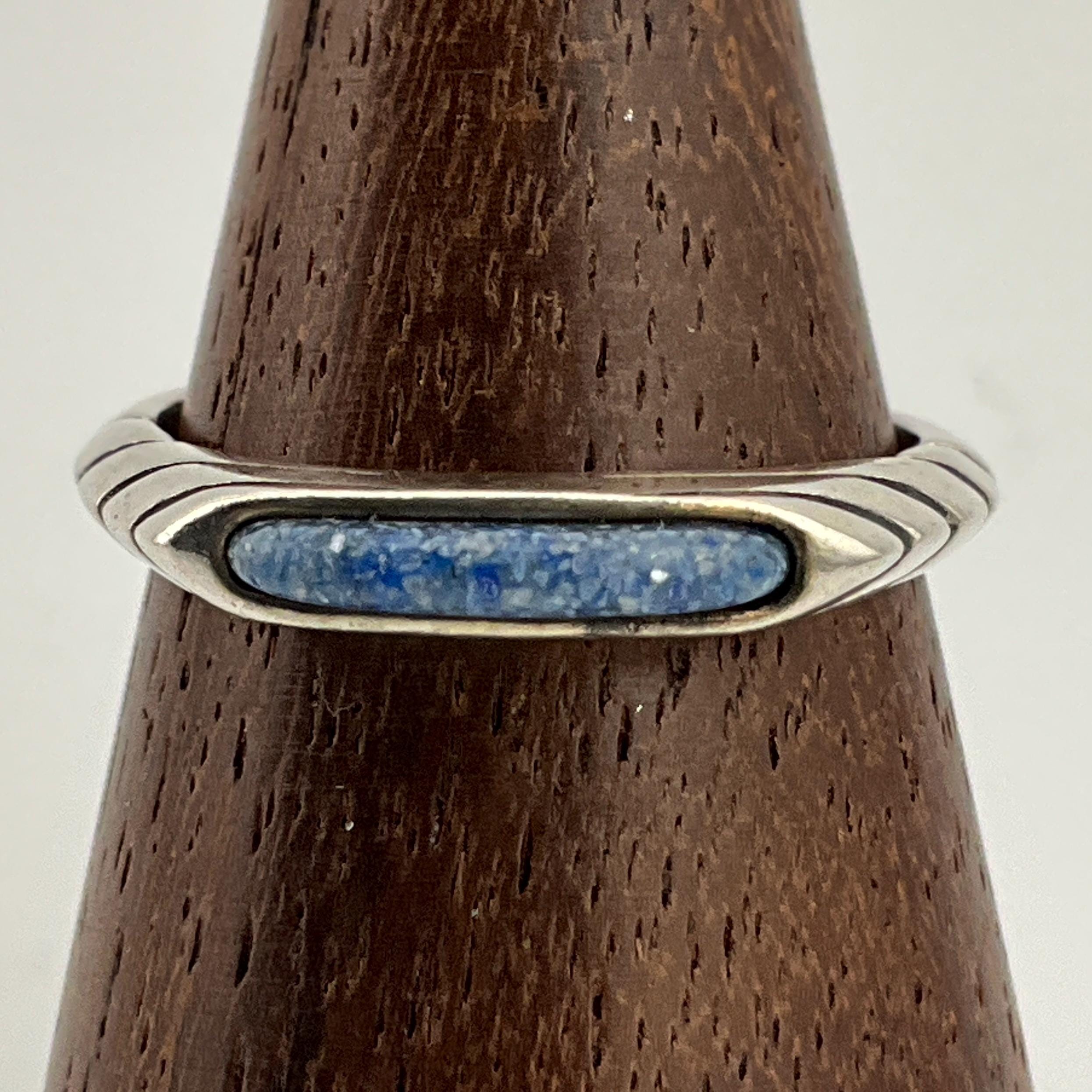 Bague En Malachite Naturelle Ovale - Argent 925 Taille 57, Création Française