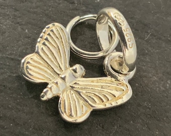 Genuine Links of London Sterling Silver Butterfly Charm