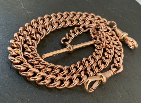 9ct gold deals pocket watch chain
