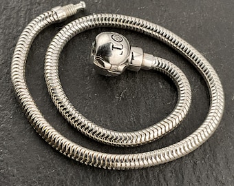 Vintage Diamond Sterling Silver Fancy Charm Bracelet
