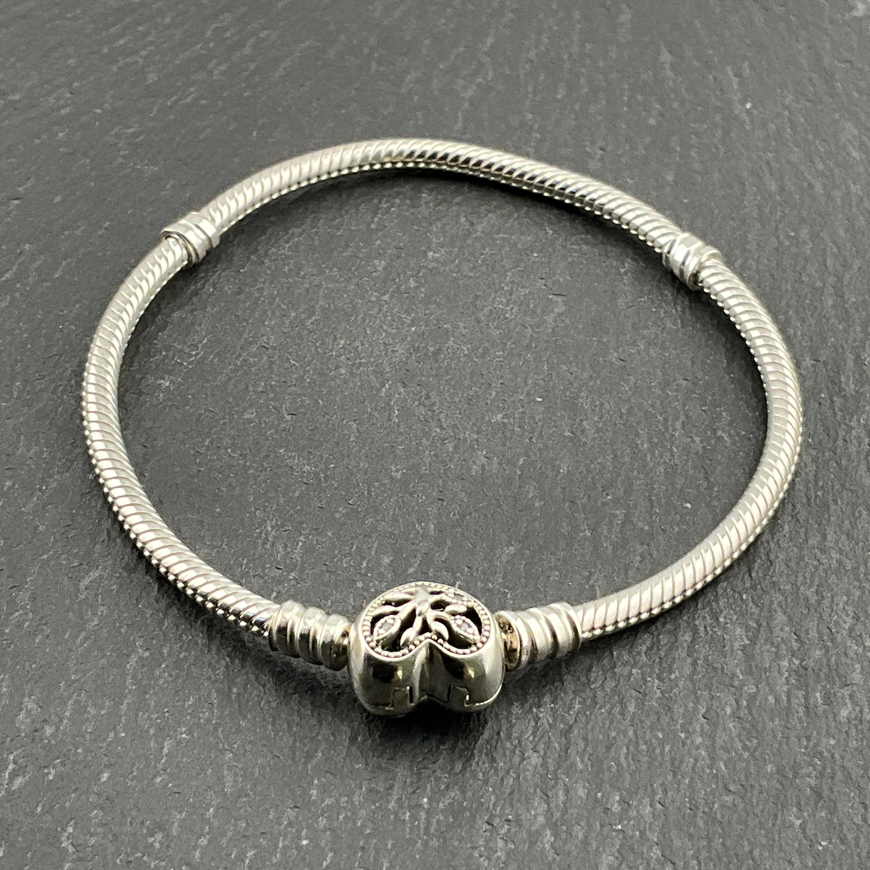 Genuine Pandora Sterling Silver Family Tree Heart Bracelet - Etsy