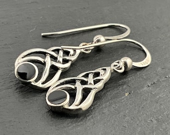 Kit Heath orecchini pendenti in argento sterling con onice