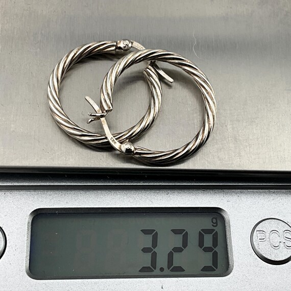 Créoles Argent Torsadées 10mm - La Petite Tribu