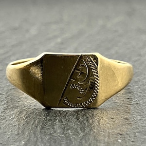 Hg and S Signet Ring - Etsy UK