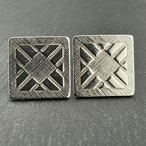 Vintage Solid Sterling Silver Cufflinks