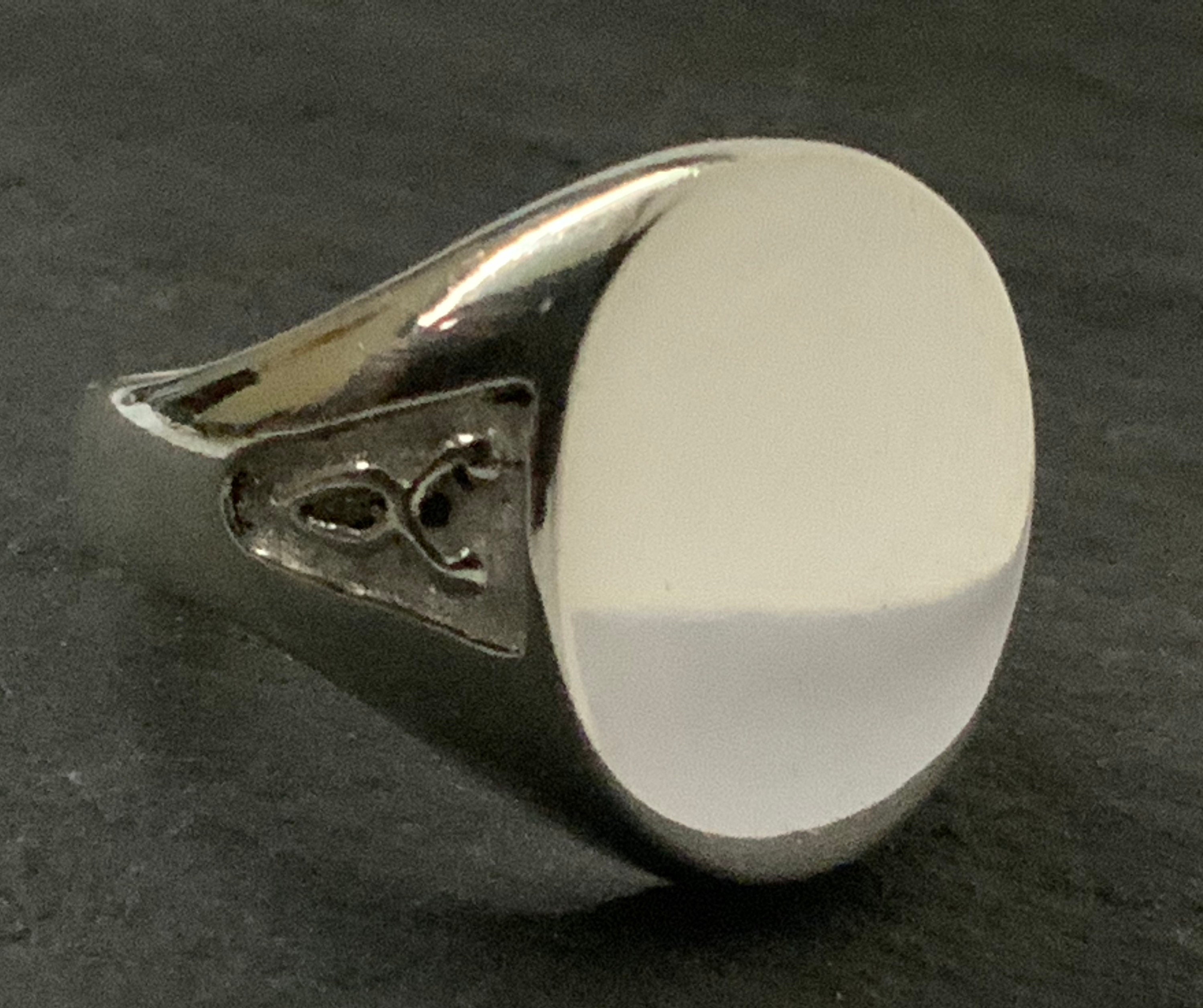 Vintage Sterling Silver Ring Size V Etsy