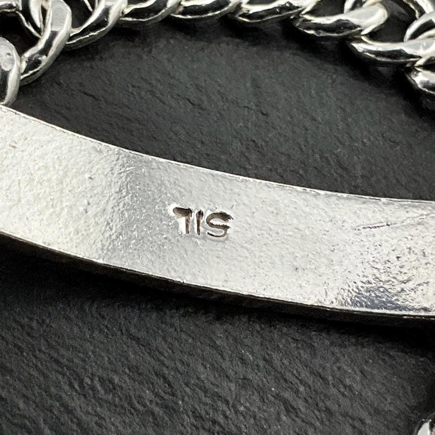 Vintage Sterling Silver ID Bracelet - Etsy Canada