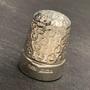 Vintage Sterling Silver Thimble