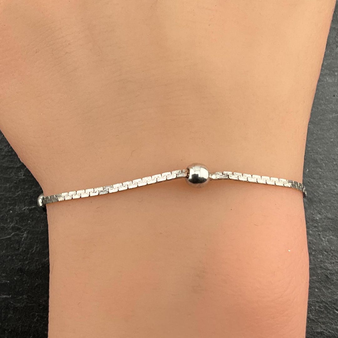 ☆TATIANA☆ Silver 925 Triple Ball Chain Bracelet BR1801 Vintage Sterling Silver Three Ball Chain Bracelet - Etsy