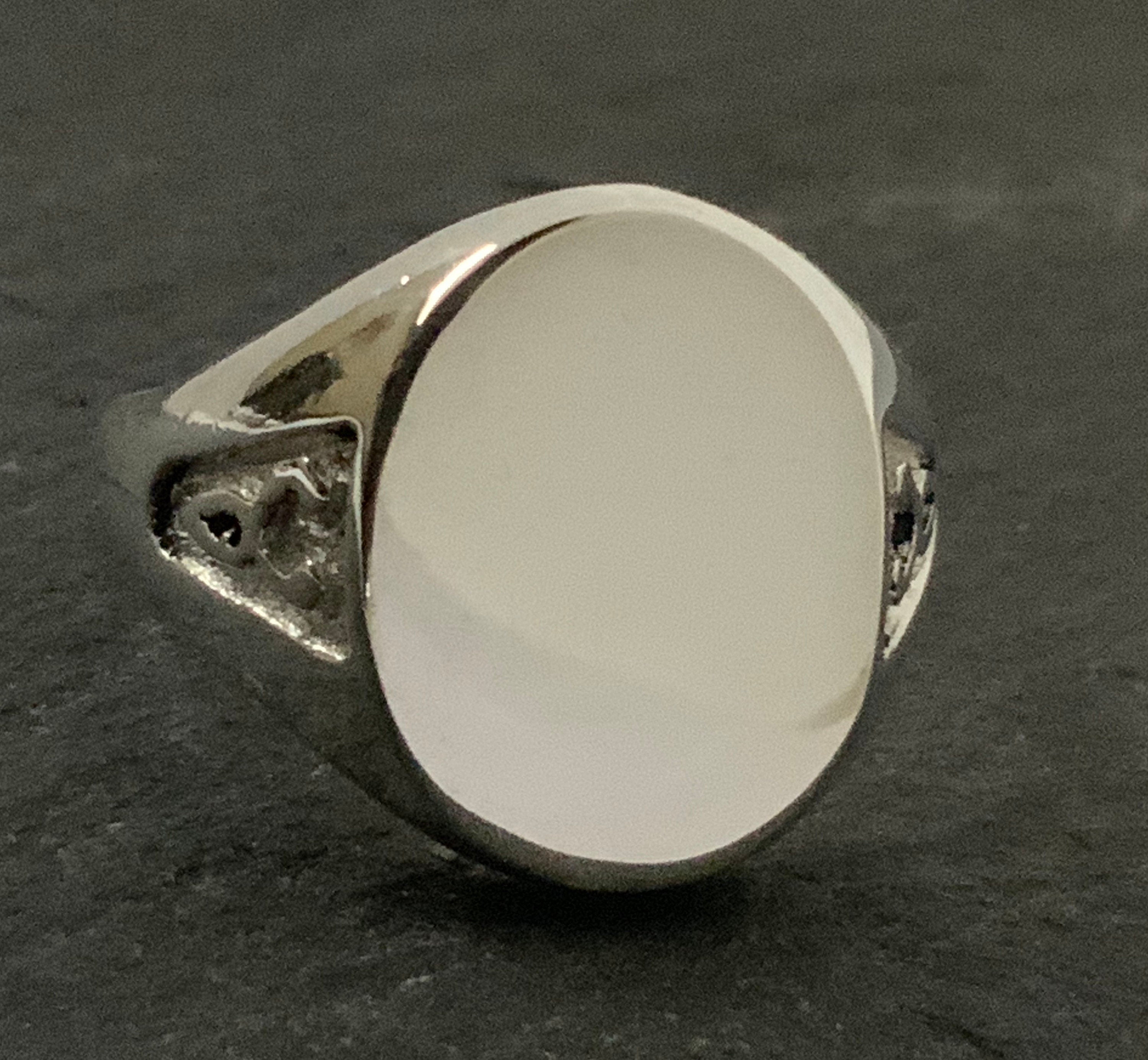 Vintage Sterling Silver Ring Size V Etsy