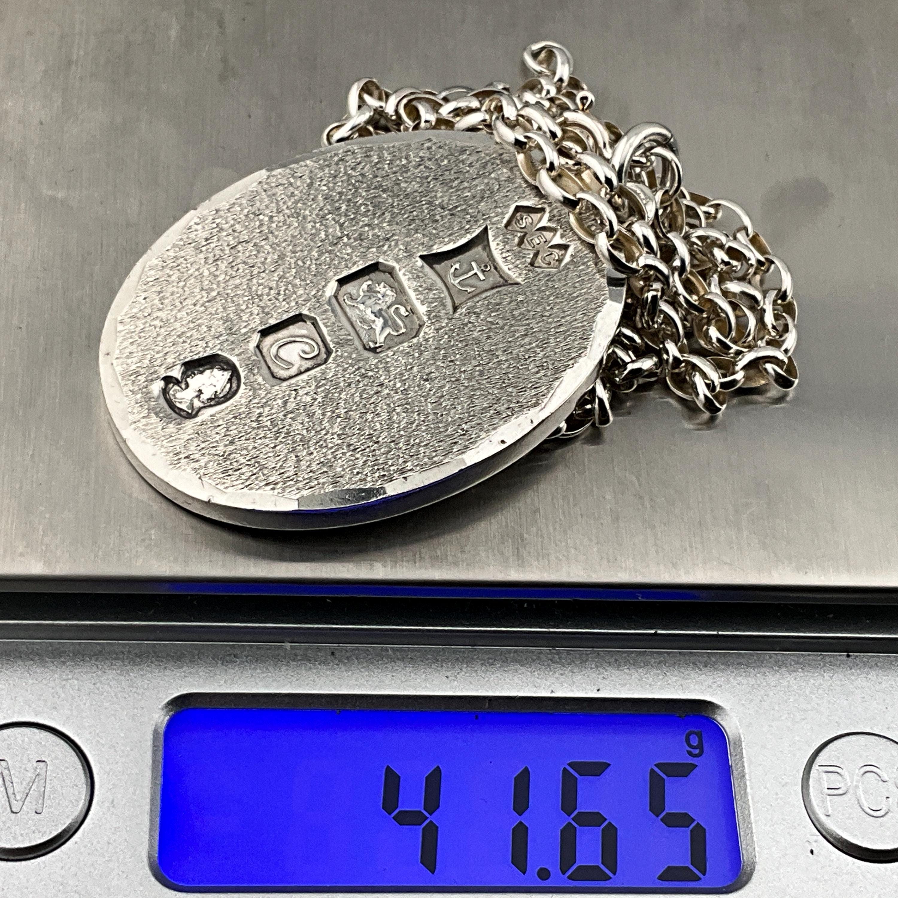 ヴィンテージ スターリングシルバー インゴット ペンダントネックレス