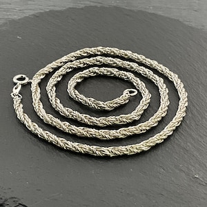 Vintage Sterling Silver Fancy Link Necklace
