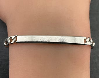 ヴィンテージ スターリングシルバー フィガロ デリケート ID